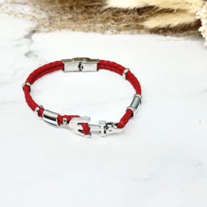 Bracelet rouge marin Bracelet ARÈS